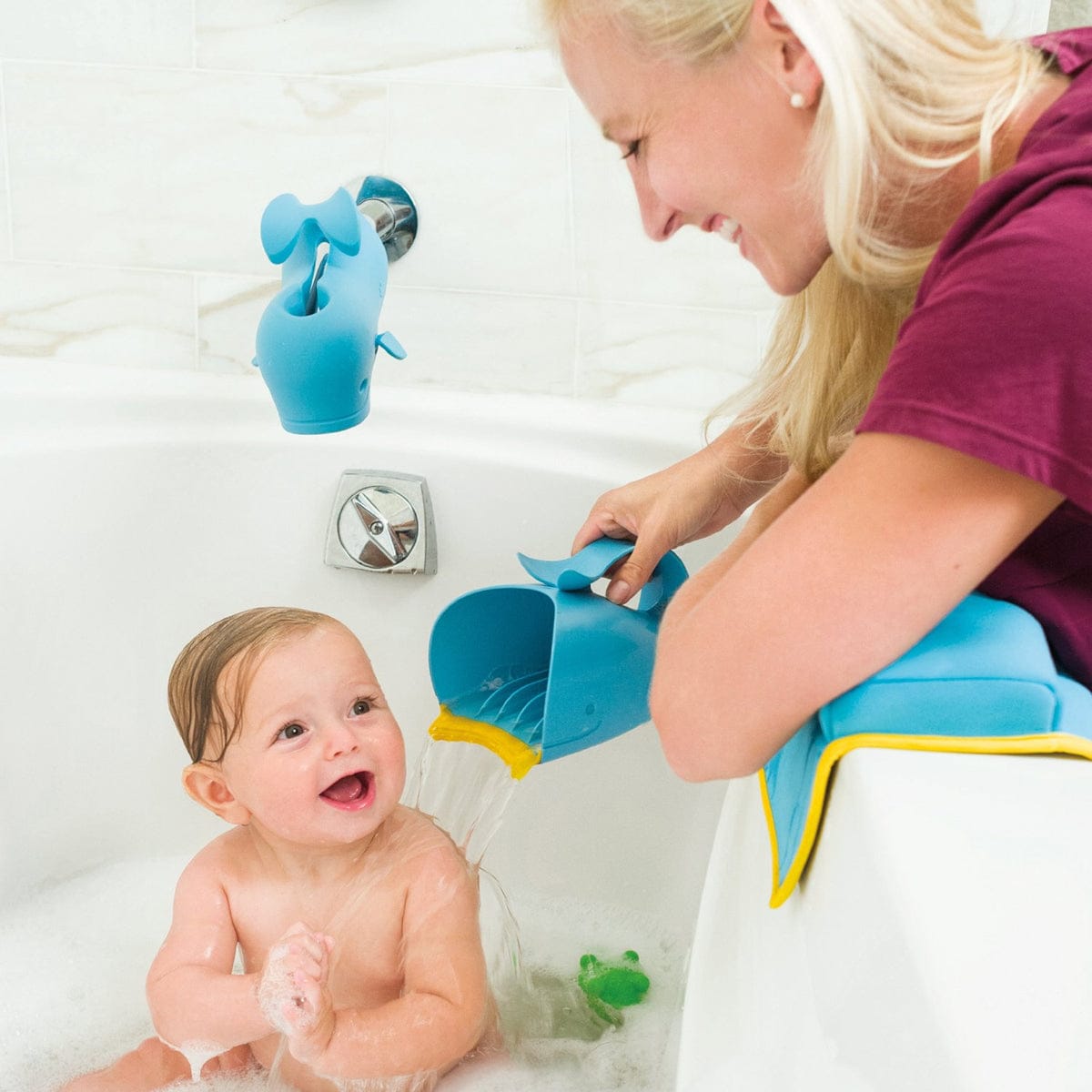 Skip Hop Moby Waterfall Bath Rinser - Blue - 235103