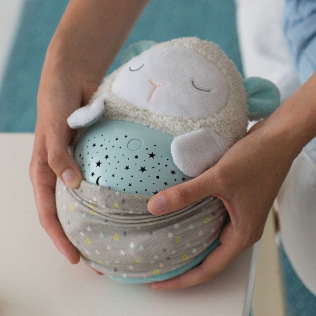 Skip Hop Moonlight & Melodies Hug Me Projection Baby Soother Lamb