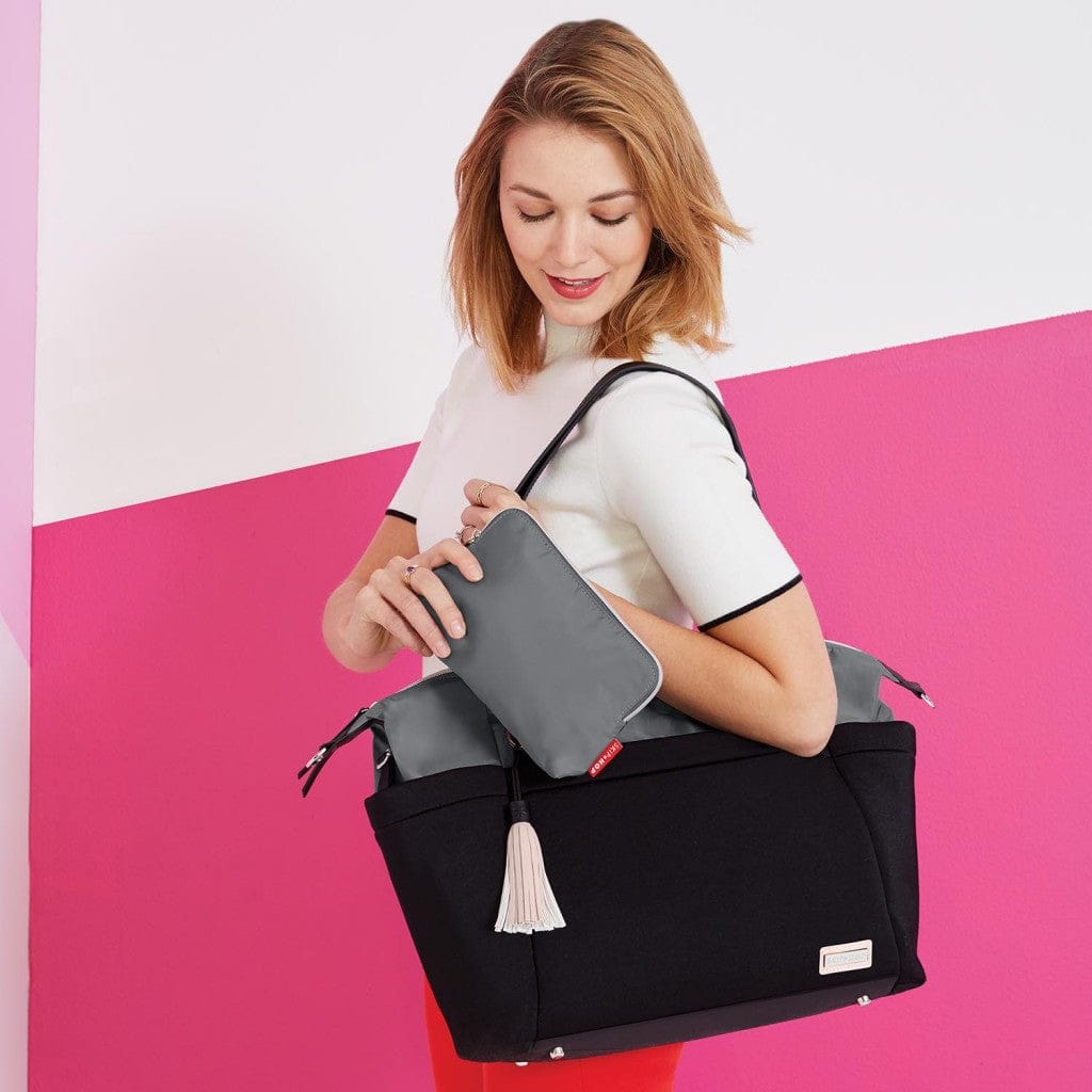 Skip Hop Nolita Neoprene Tote Diaper Bag - Black/Grey - 204300