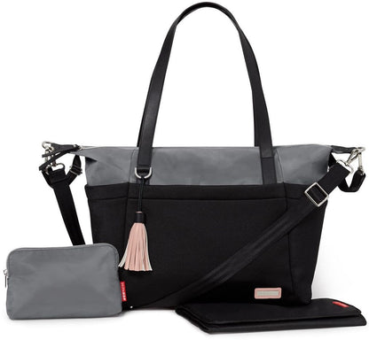 Skip Hop Nolita Neoprene Tote Diaper Bag - Black/Grey - 204300