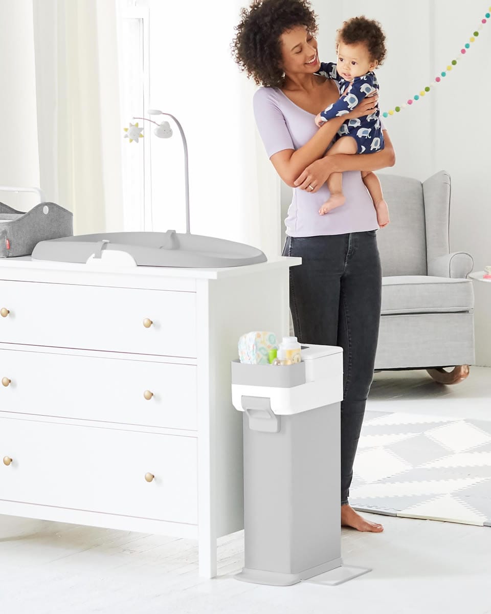 Skip Hop Nursery Style Diaper Pail - Grey - 304052