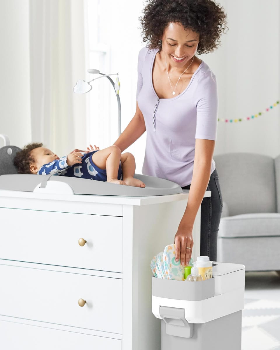 Skip Hop Nursery Style Diaper Pail - Grey - 304052