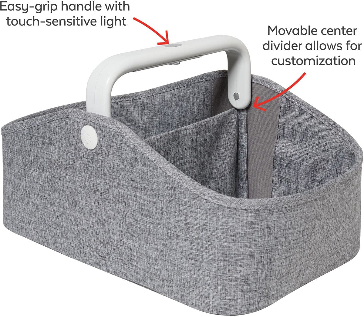 Skip Hop Nursery Style Light-Up Diaper Caddy - Grey - 304300