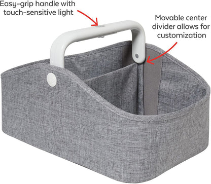 Skip Hop Nursery Style Light-Up Diaper Caddy - Grey - 304300