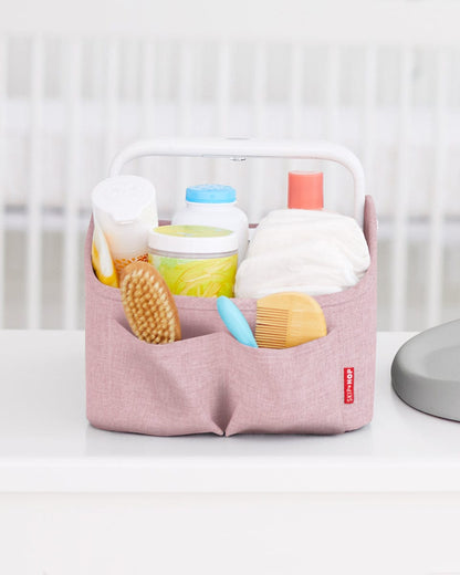 Skip Hop Nursery Style Light-Up Diaper Caddy - Pink - 9K260410