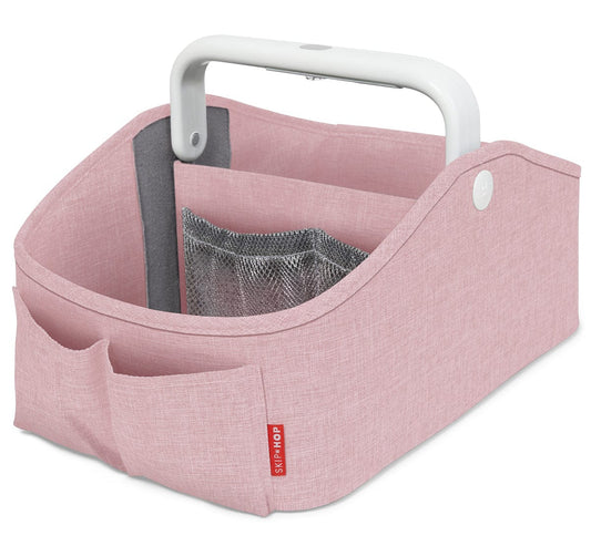 Skip Hop Nursery Style Light-Up Diaper Caddy - Pink - 9K260410