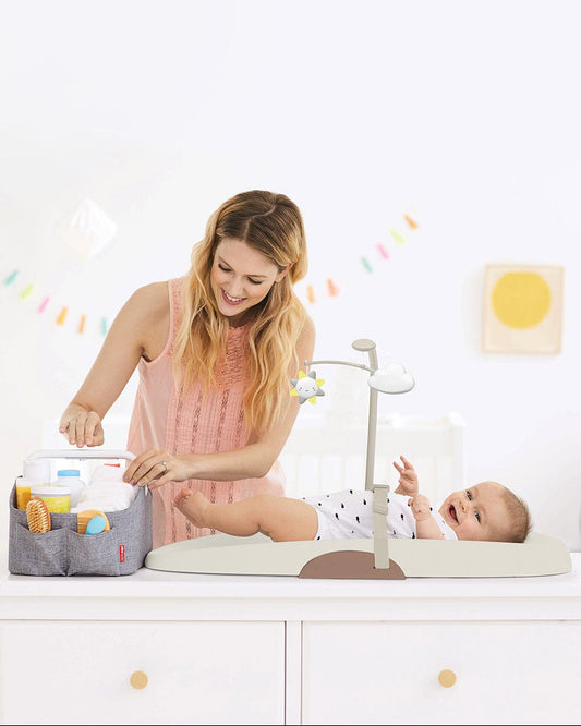 Skip Hop Nursery Style Wipe-Clean Changing Pad - Oat - 9P926410