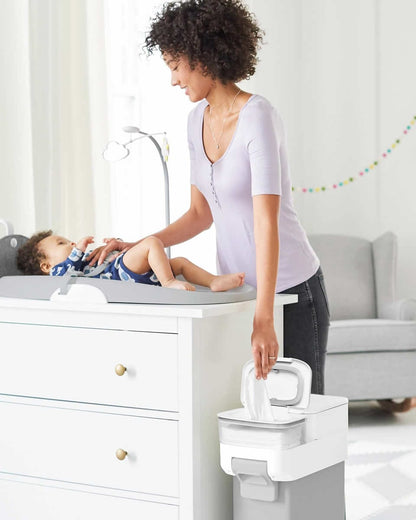 Skip Hop Nursery Style Wipes Holder - White - 234155