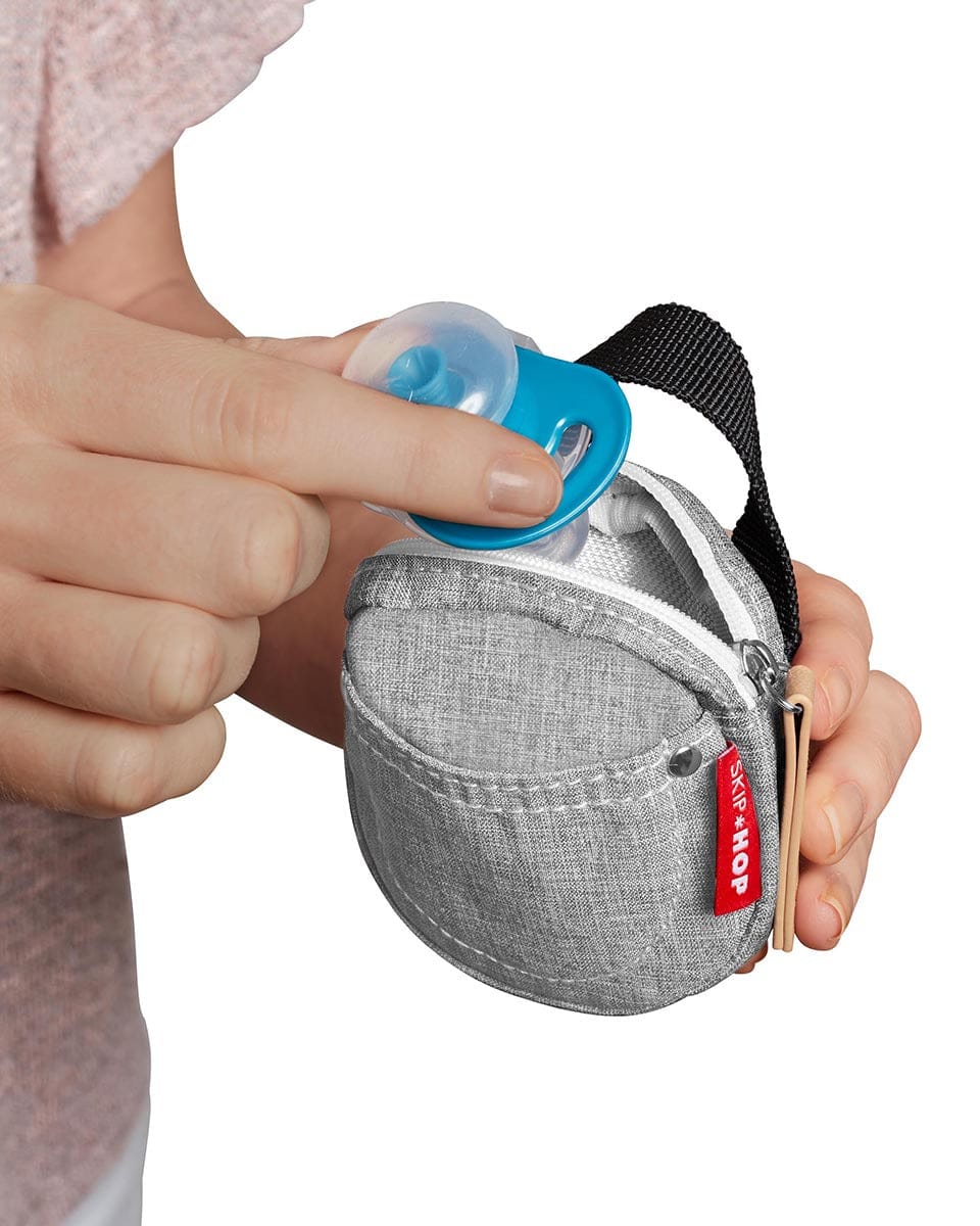 Skip Hop Pacifier Pocket - Grey Melange - 500044