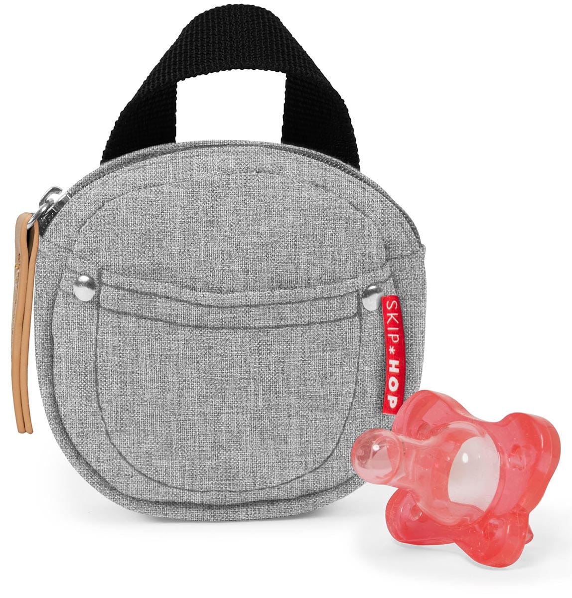 Skip Hop Pacifier Pocket - Grey Melange - 500044