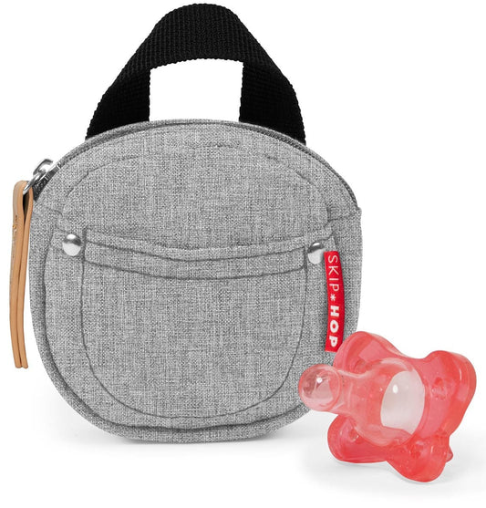 Skip Hop Pacifier Pocket - Grey Melange - 500044