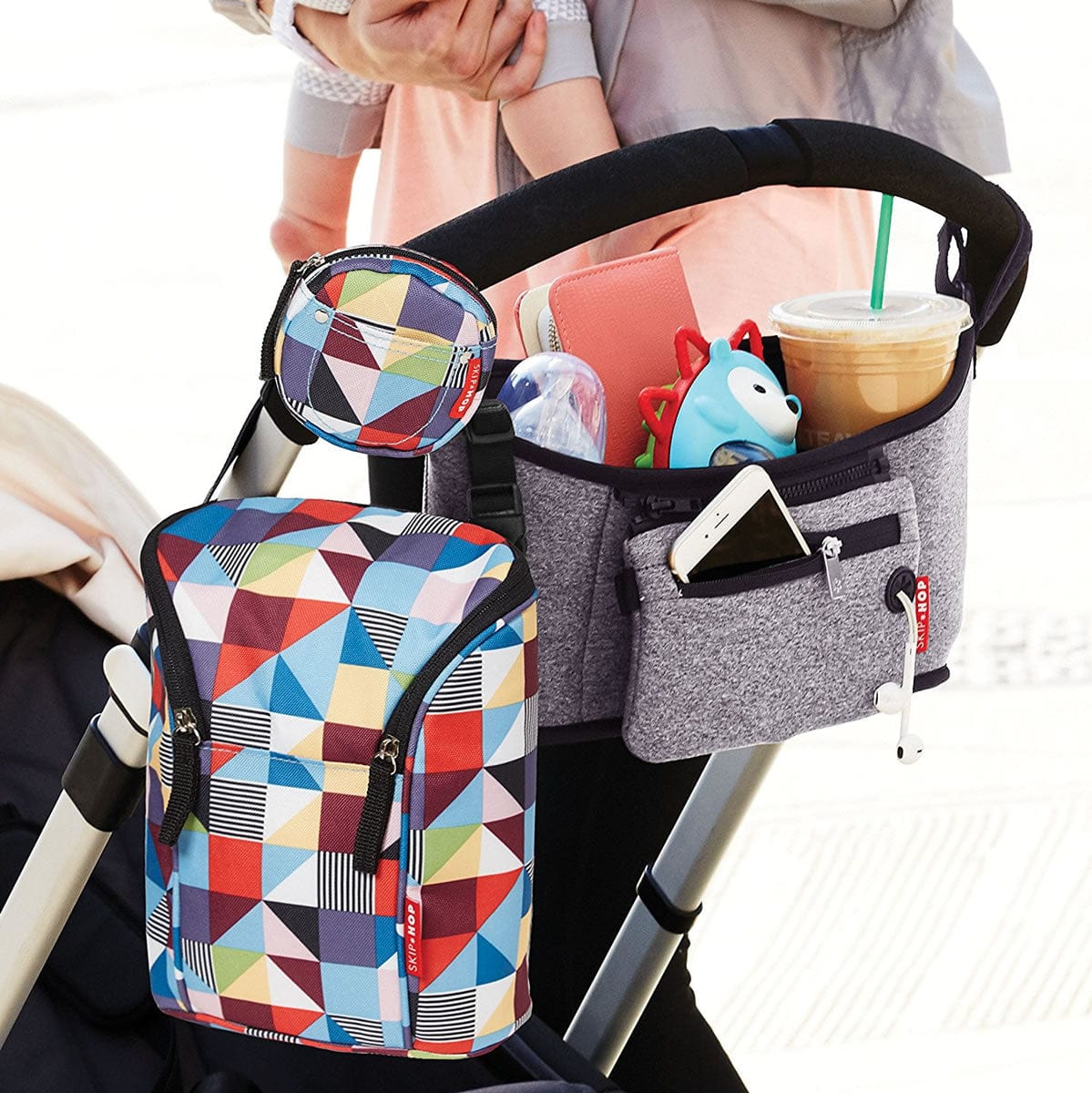 Skip Hop Pacifier Pocket - Prism