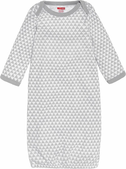 Skip Hop Petite Triangles Baby Gown - Grey - 279247
