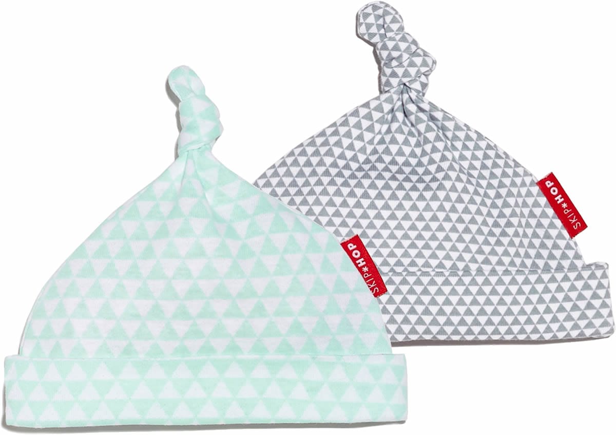 Skip Hop Petite Triangles Baby Hat Set - Blue