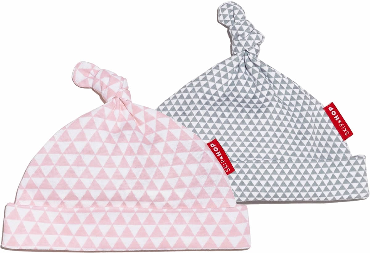 Skip Hop Petite Triangles Baby Hat Set - Pink