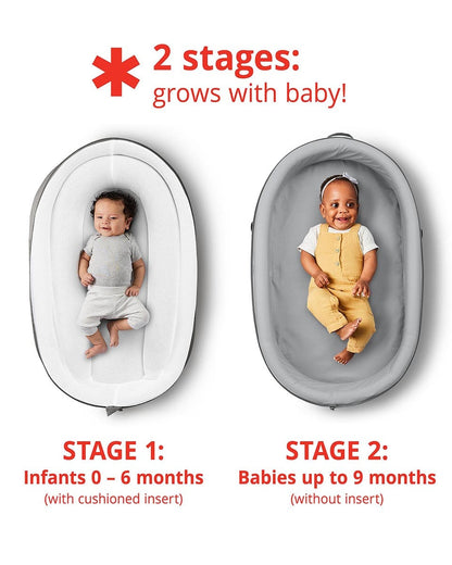 Skip Hop Playful Retreat Baby Nest - Grey Melange - 9I745210