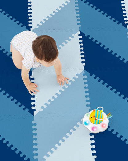 Skip Hop Playspot Geo Foam Floor Tiles - Blue Ombre - 9M884310