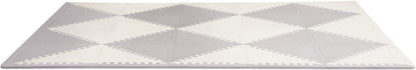 Skip Hop Playspot Geo Interlocking Foam Tiles - Grey / Cream - 242012
