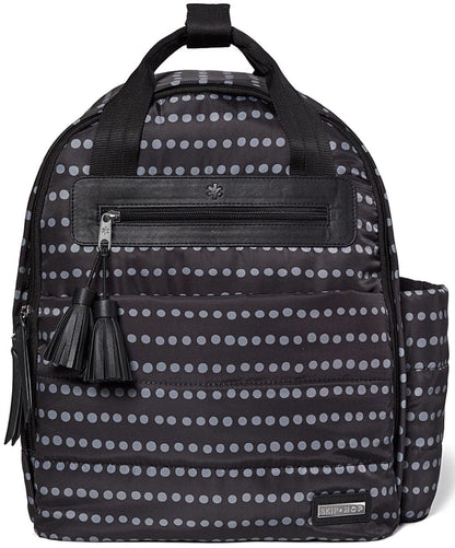 Skip Hop Riverside Ultra Light Backpack Diaper Bag  - Black Dot - 200851