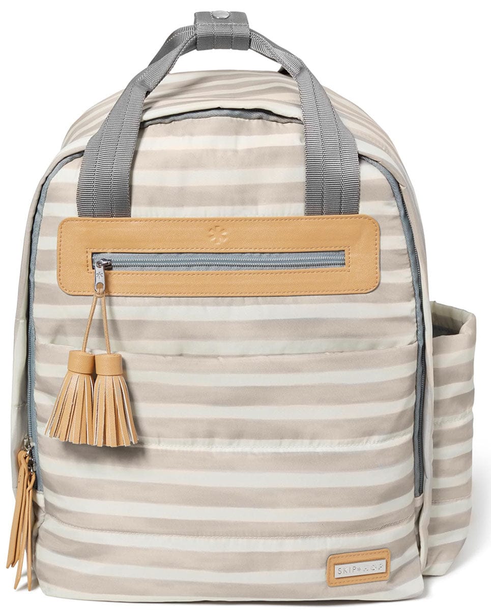 Skip Hop Riverside Ultra Light Backpack Diaper Bag  - Oyster Stripe - 200850