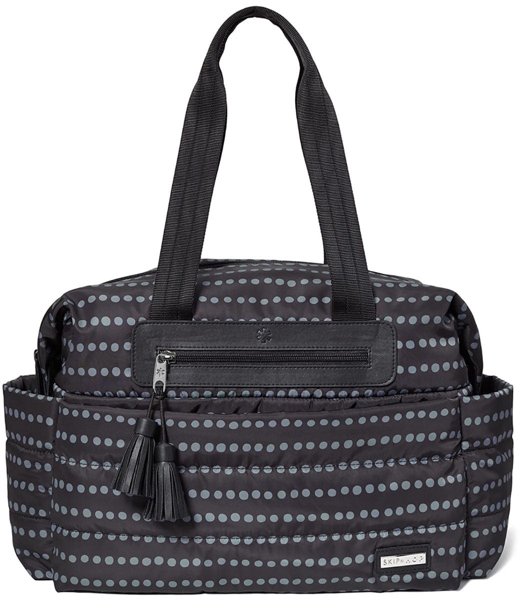 Skip Hop Riverside Ultra Light Satchel Diaper Bag - Black Dot - 200801