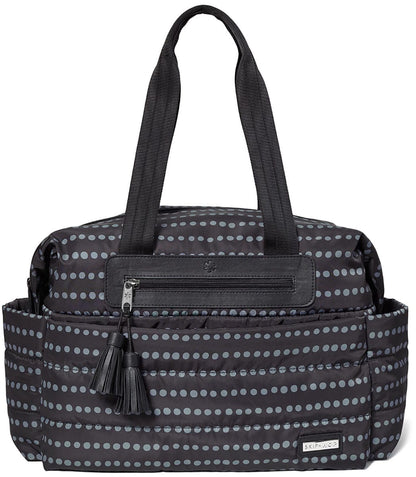 Skip Hop Riverside Ultra Light Satchel Diaper Bag - Black Dot - 200801