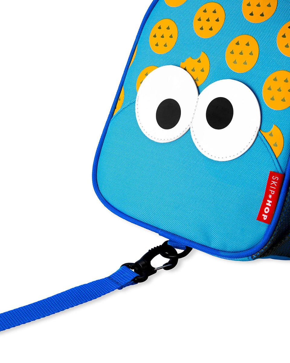 Skip Hop Sesame Street Mini Backpack With Safety Harness - Cookie Monster - 9Q791810