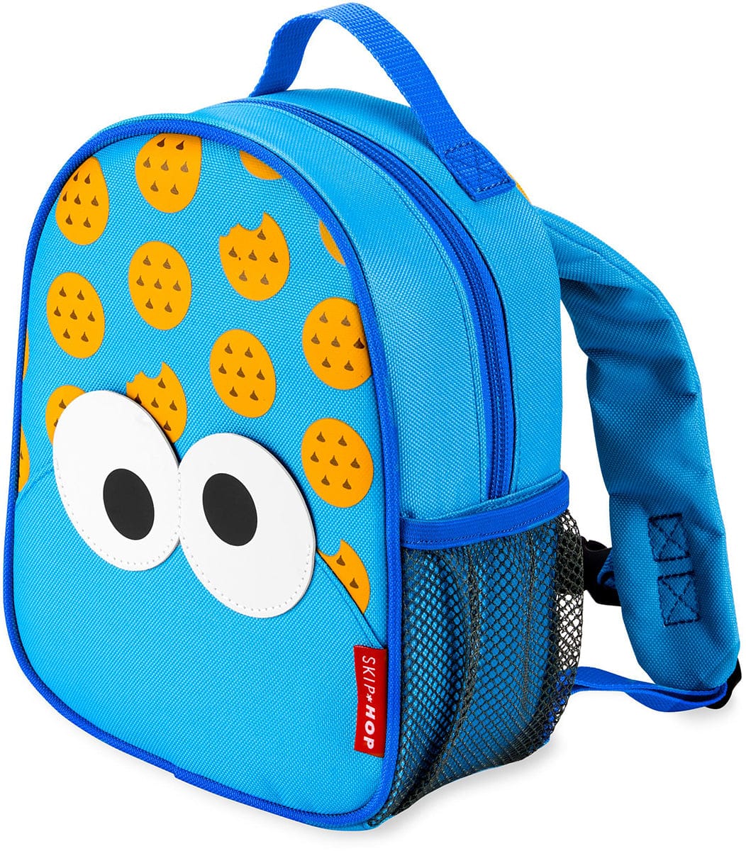 Skip Hop Sesame Street Mini Backpack With Safety Harness - Cookie Monster - 9Q791810