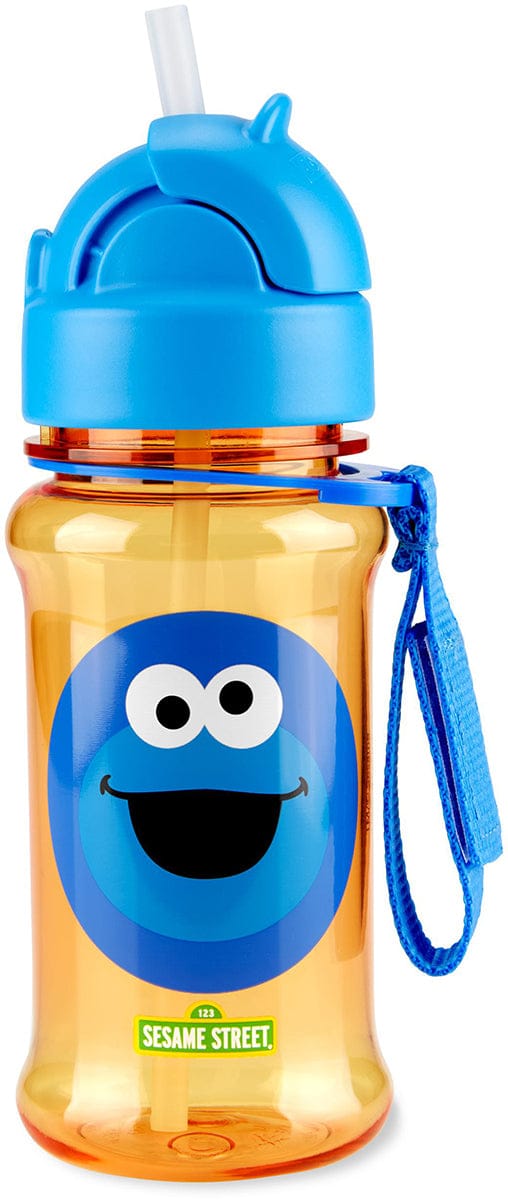 Skip Hop Sesame Street Straw Bottle With Tritan Renew - Cookie Monster - 9Q817210