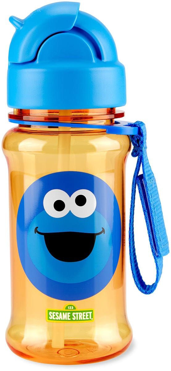 Skip Hop Sesame Street Straw Bottle With Tritan Renew - Cookie Monster - 9Q817210