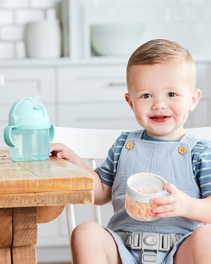 Skip Hop Sip To Snack 2-in-1 Set - Teal / Grey - 9N221910