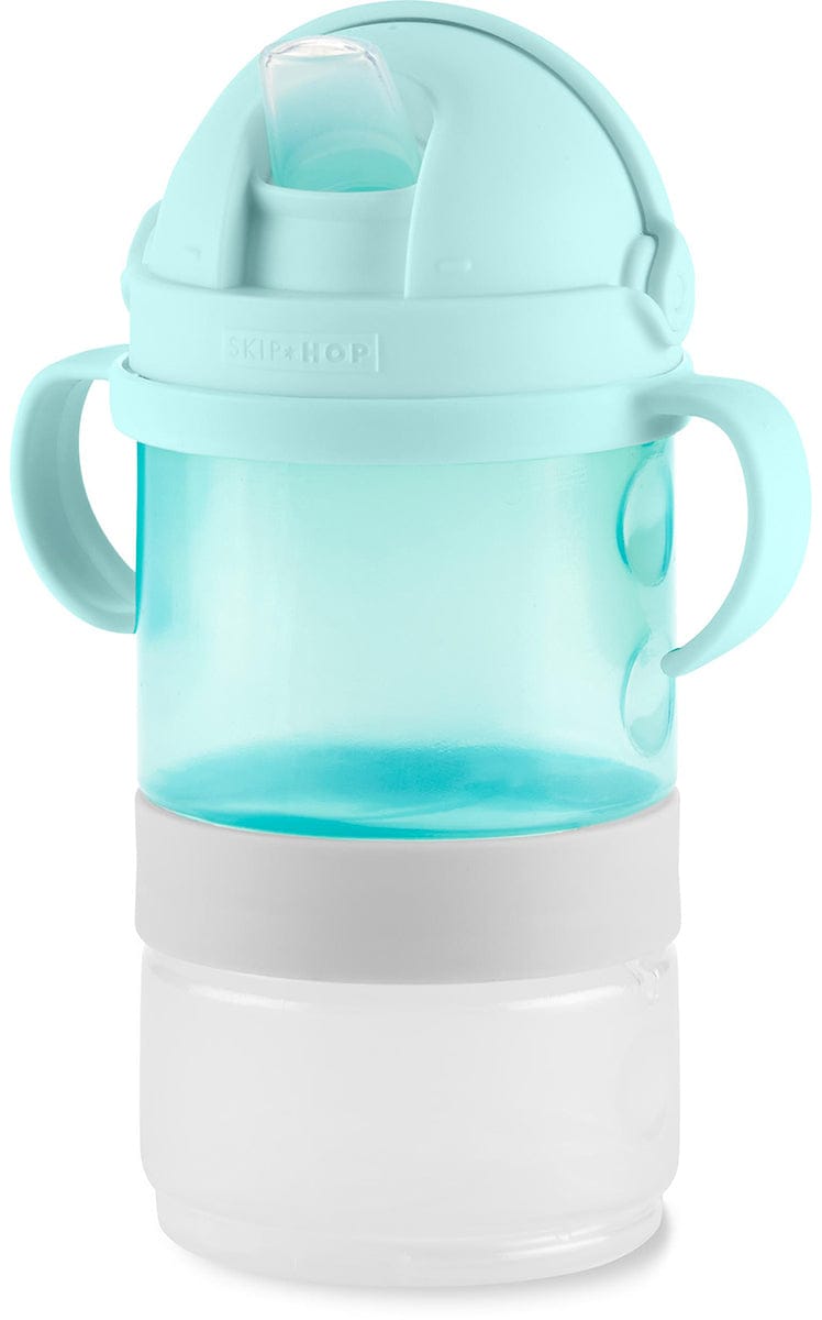Skip Hop Sip To Snack 2-in-1 Set - Teal / Grey - 9N221910