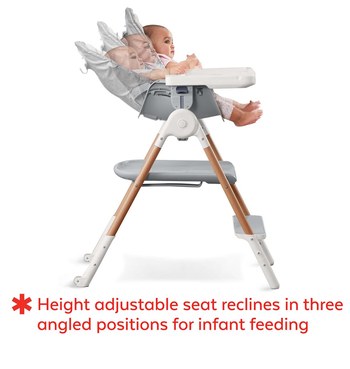 Skip Hop Sit-To-Step High Chair - Grey - 304275