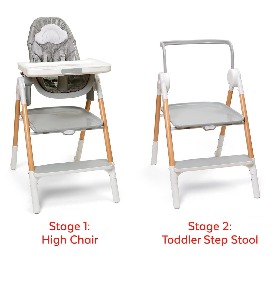 Skip Hop Sit-To-Step High Chair - Grey - 304275