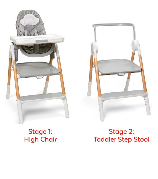 Skip Hop Sit-To-Step High Chair - Grey - 304275
