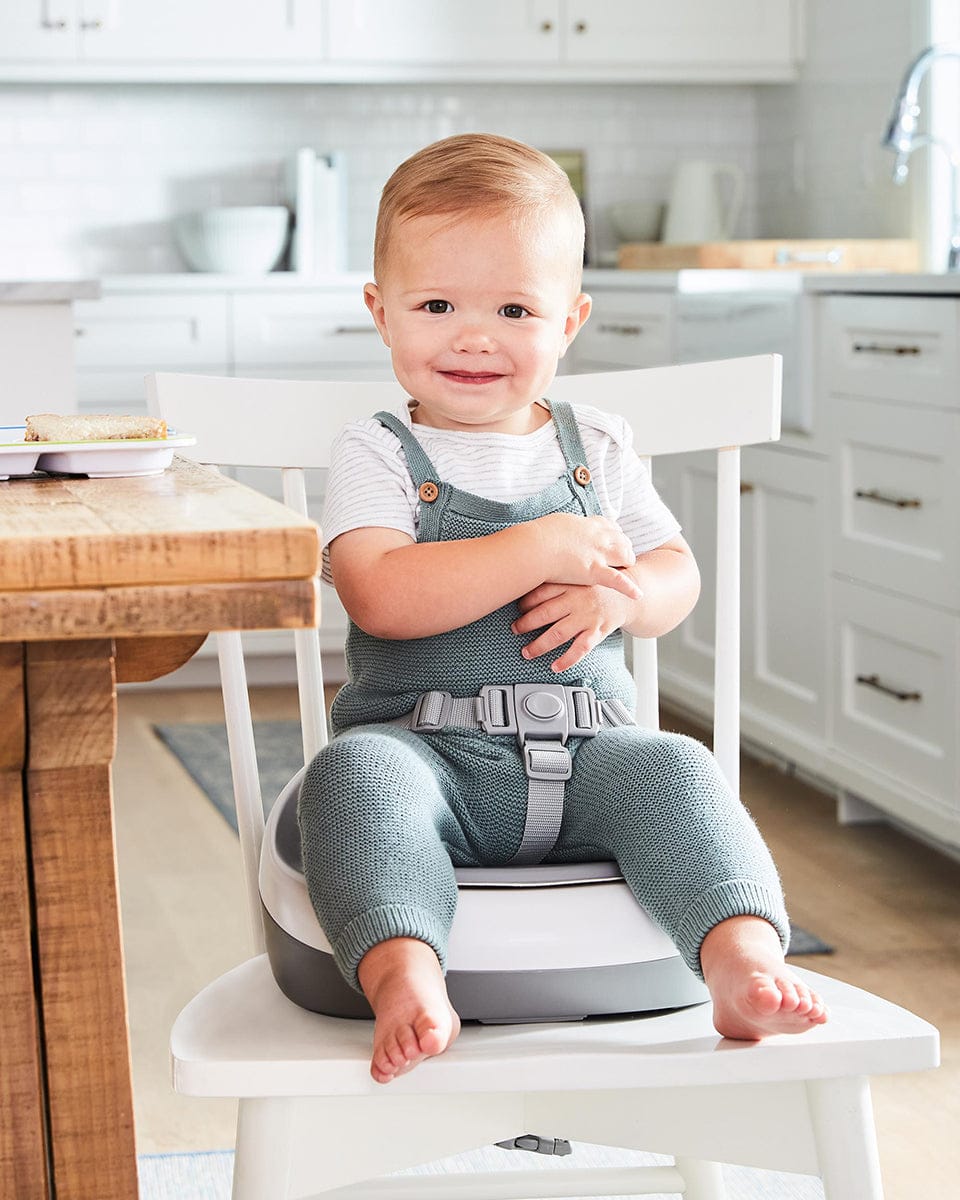 Skip Hop Sleek Seat Booster - Grey / White - 9M880610