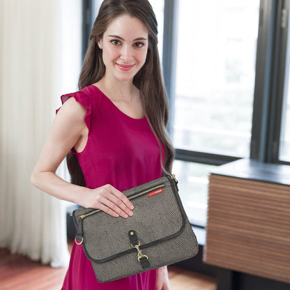 Skip Hop Soho Diaper Clutch - Herringbone - 205255