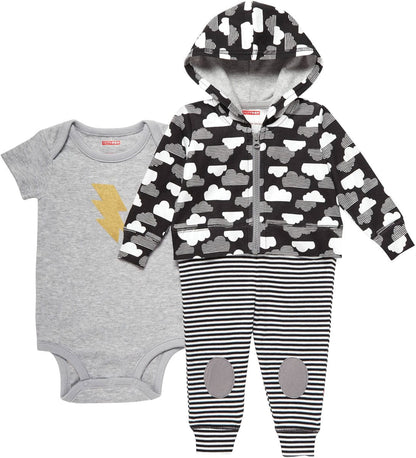 Skip Hop Star-Struck 3-Piece Set - Grey (3 Months) - 279817-3M