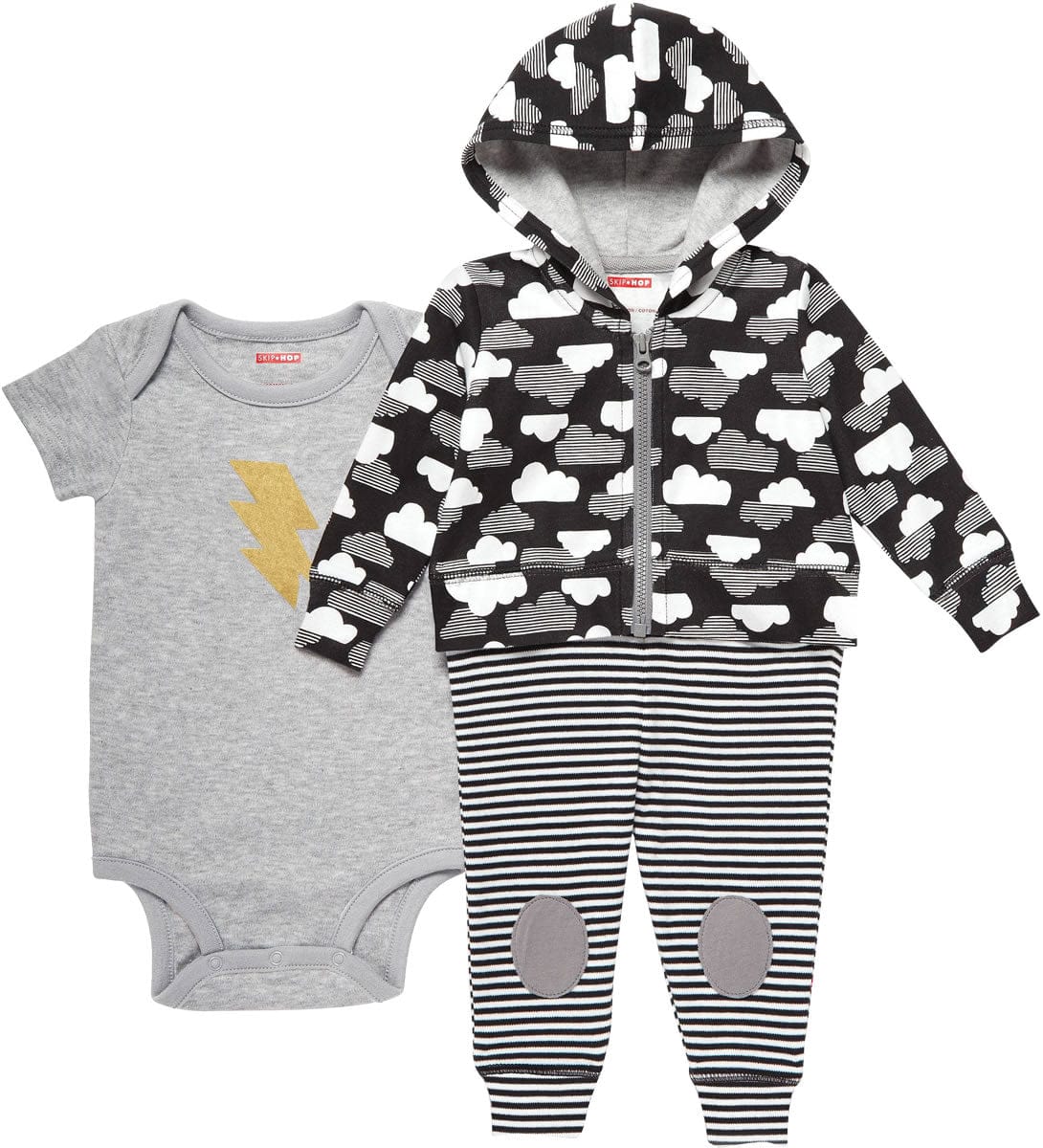 Skip Hop Star-Struck 3-Piece Set - Grey (6 Months) - 279817-6M