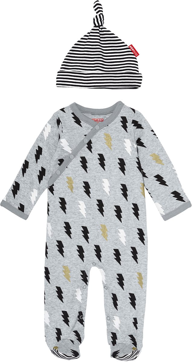 Skip Hop Star-Struck Footie & Hat Set - Lightning (Newborn) - 279430-NB