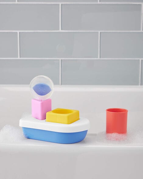 Skip Hop STEM Learning & Play Stocking Boat Baby Bath Toy - 9U366210