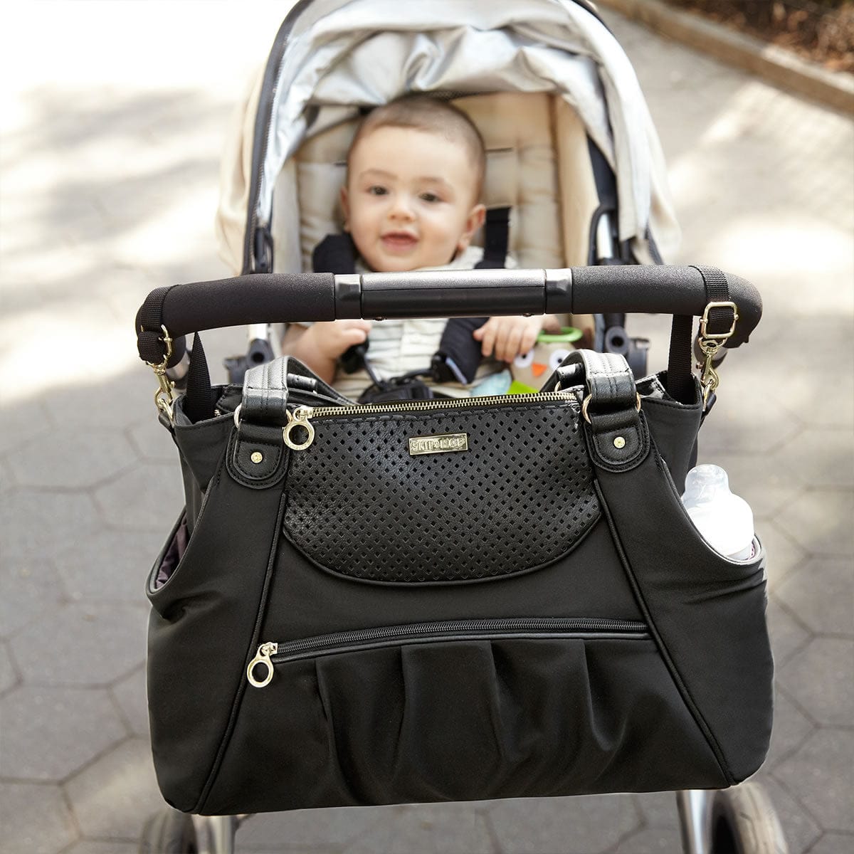 Skip Hop Studio Select Day-to-Night Diaper Satchel - Black