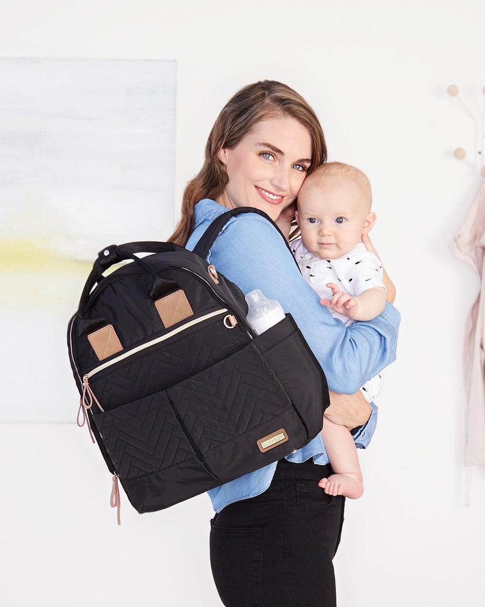 Skip Hop Suite 6-In-1 Diaper Backpack Set - Black - 200675