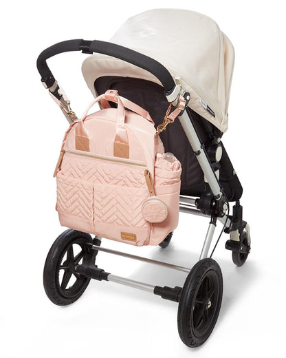 Skip Hop Suite 6-In-1 Diaper Backpack Set - Blush - 200406
