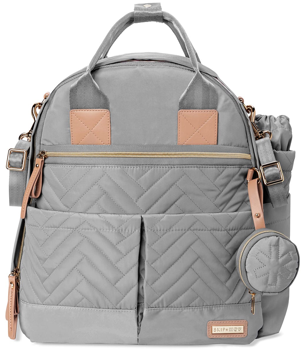 Skip Hop Suite 6-In-1 Diaper Backpack Set - Dove - 9I729210