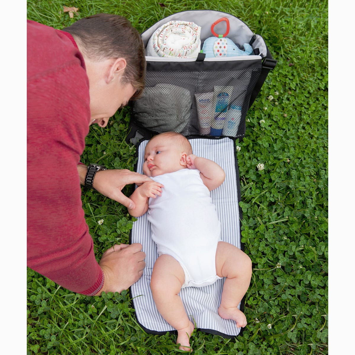 Skip Hop Swift Changing Station Diaper Bag - Black - 333229