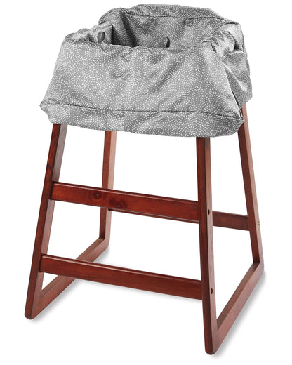 Skip Hop Take Cover Shopping Cart & Baby High Chair Cover - Grey Swirl Dot - 9Q221010