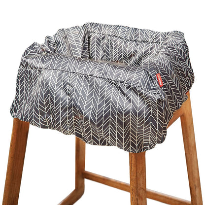 Skip Hop Take Cover Shopping Cart/High Chair Cover - Grey Feather