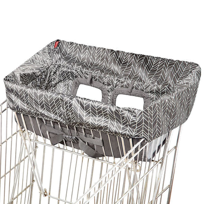 Skip Hop Take Cover Shopping Cart/High Chair Cover - Grey Feather