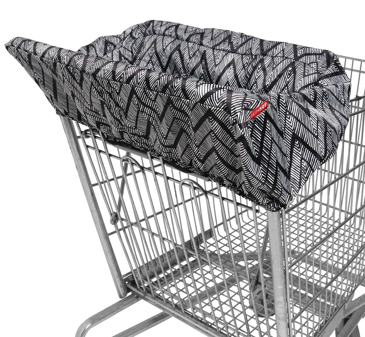 Skip Hop Take Cover Shopping Cart Cover - Zig Zag Zebra